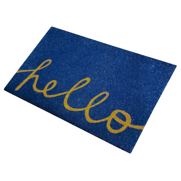 Blue Hello, 22 W X 36 L